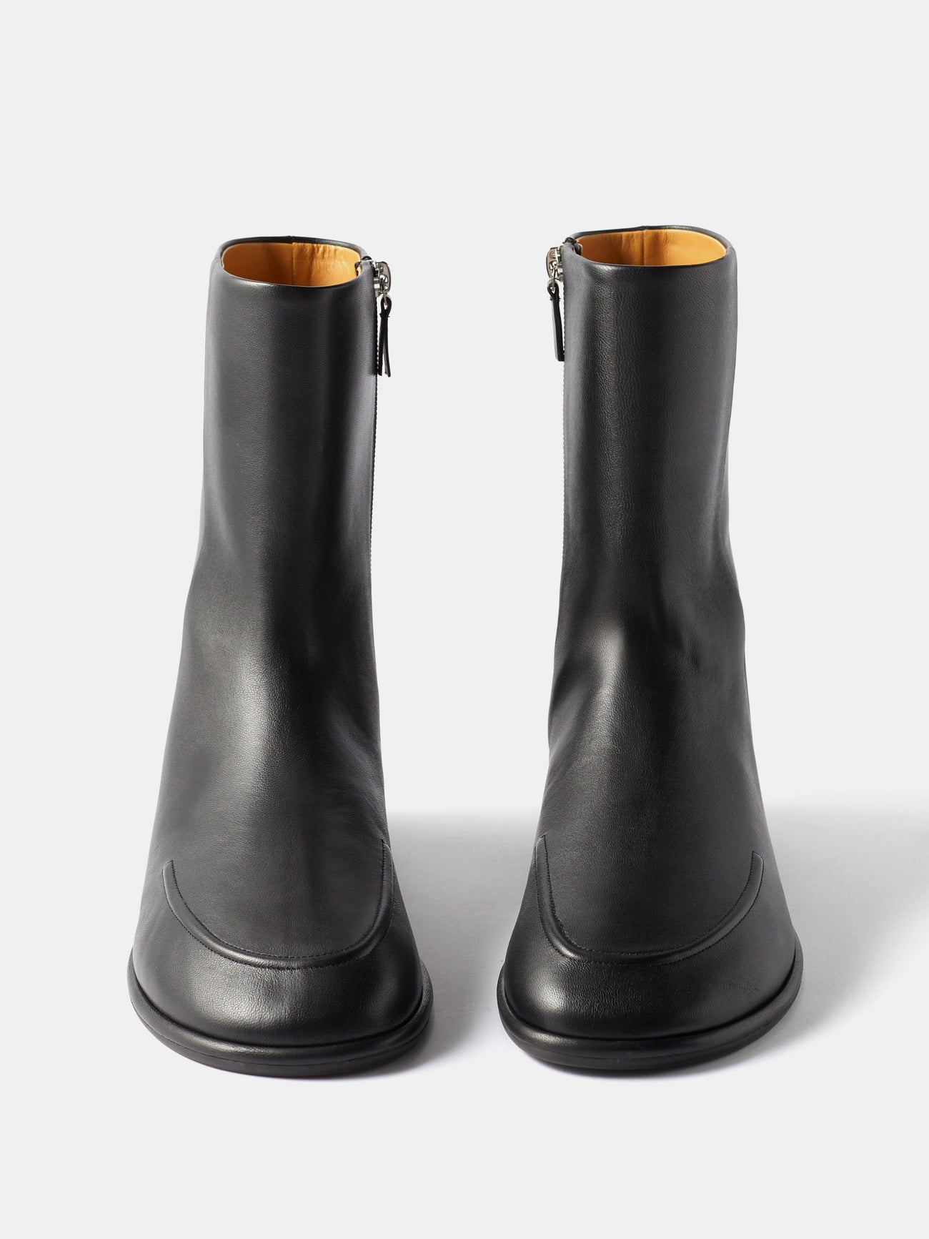 THE ROW Canal Leather Ankle Boots | endource
