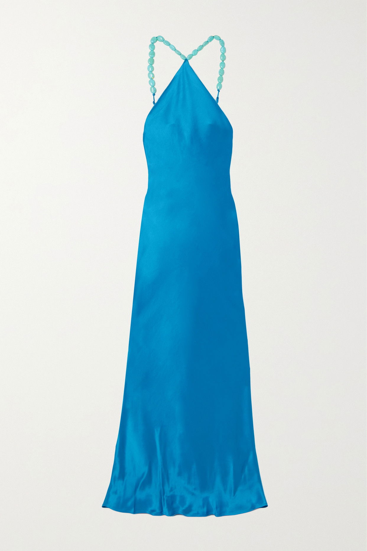 staud cadence halter maxi dress Cadence Halterneck Maxi Dress