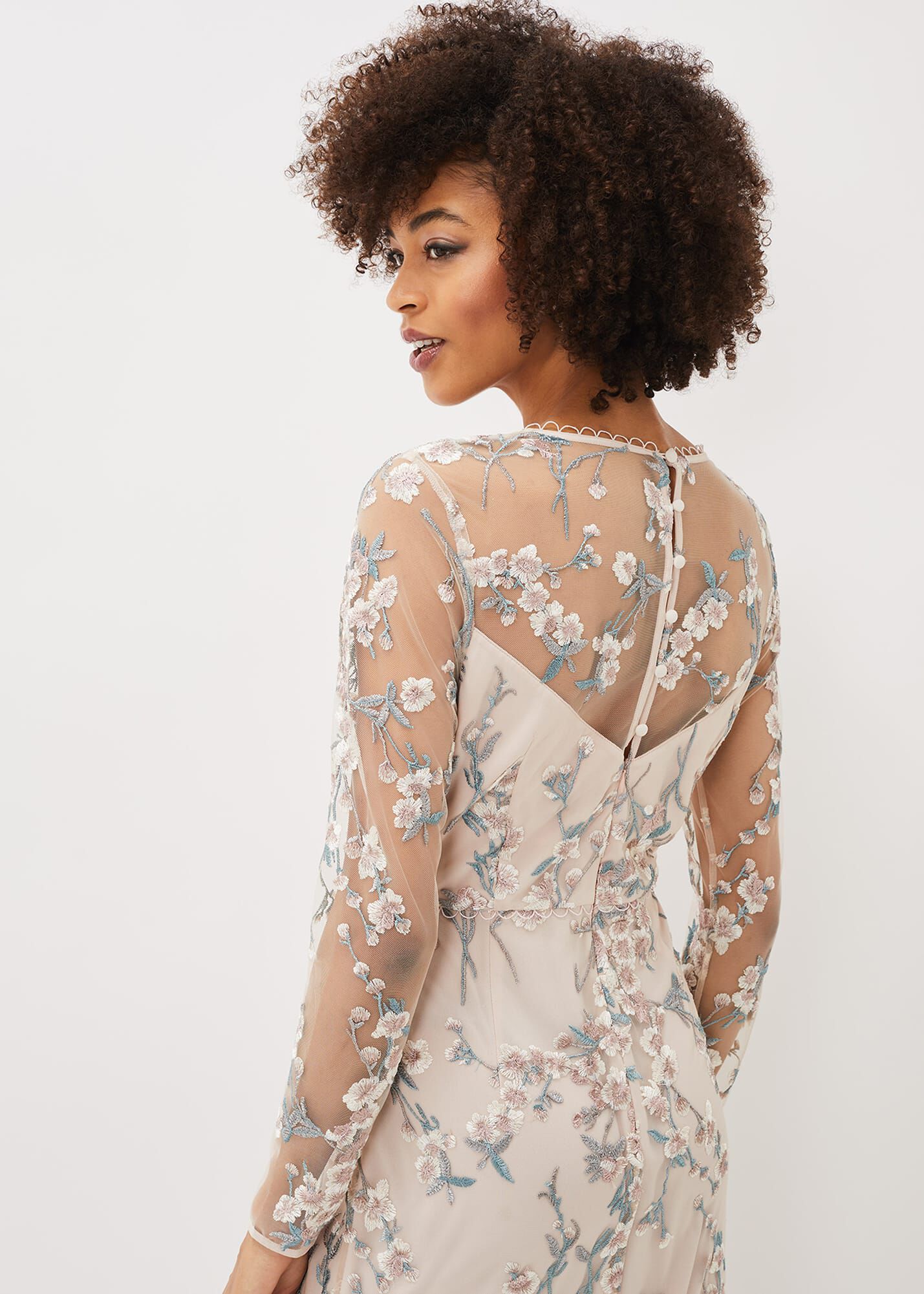trisha embroidered maxi dress Jennie Floral Maxi Dress main image 0