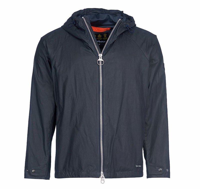 BARBOUR Ben Fogle Ullswater Waxed Cotton Jacket in Royal Navy Endource