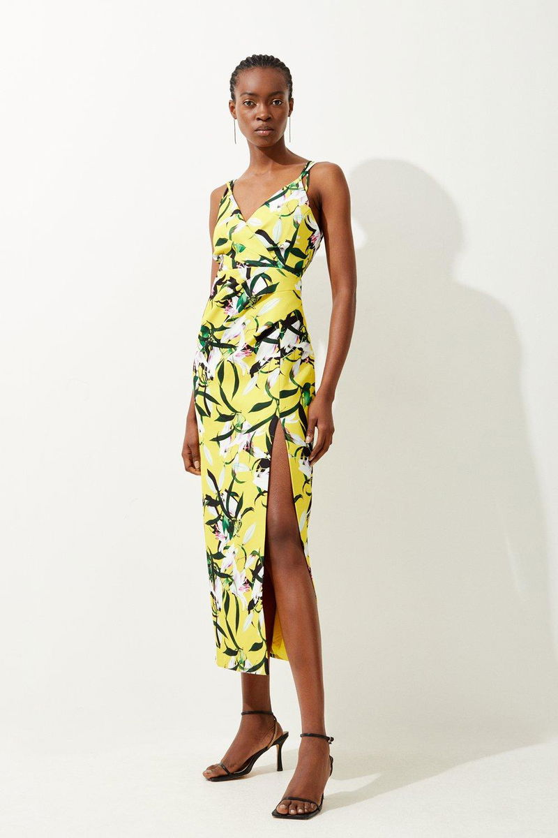 strappy maxi dress