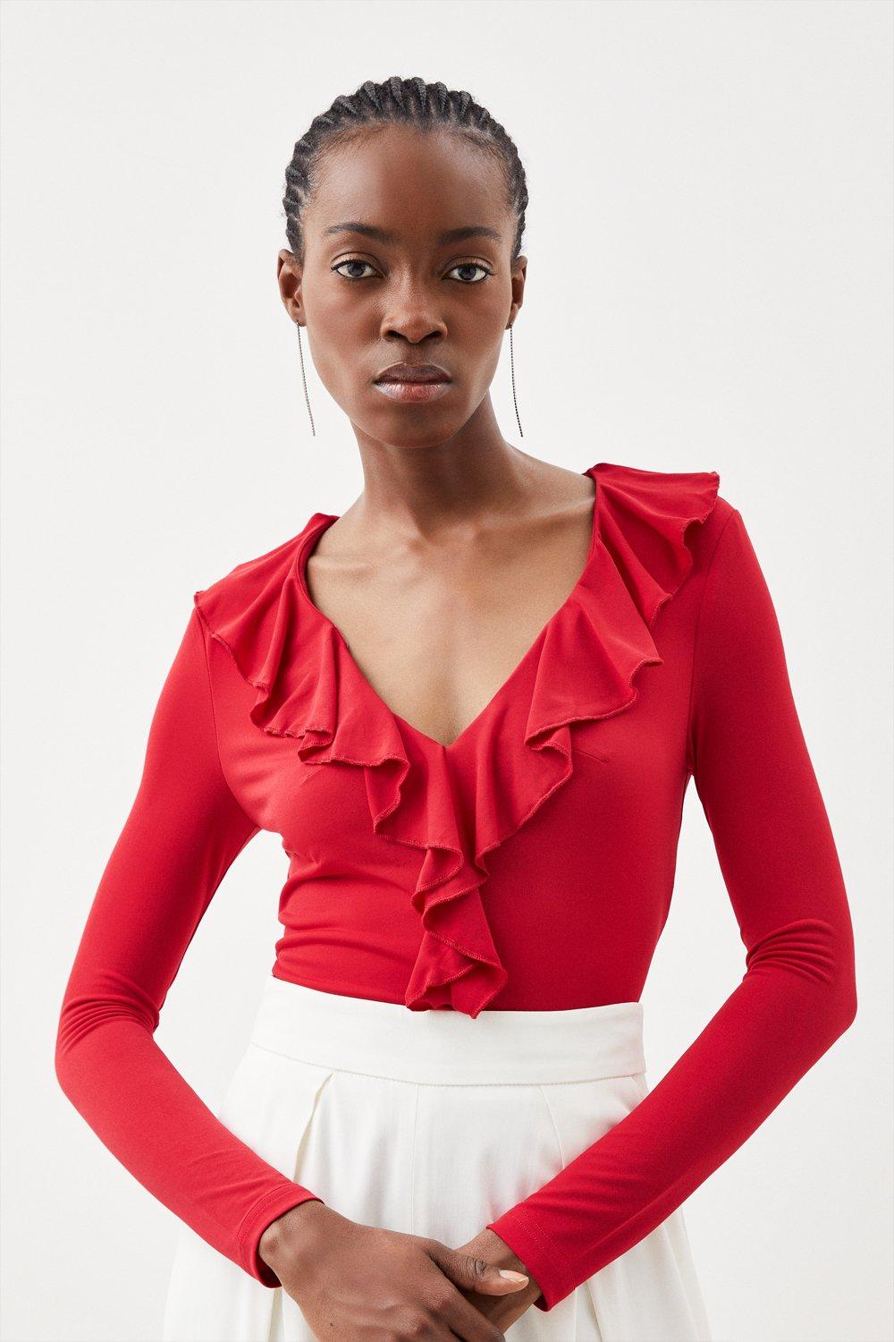 Maren Ruffle Top