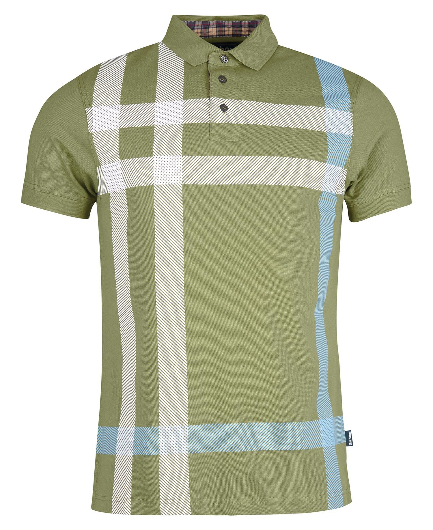 Barbour Blaine Polo Shirt in Burnt Olive | Endource