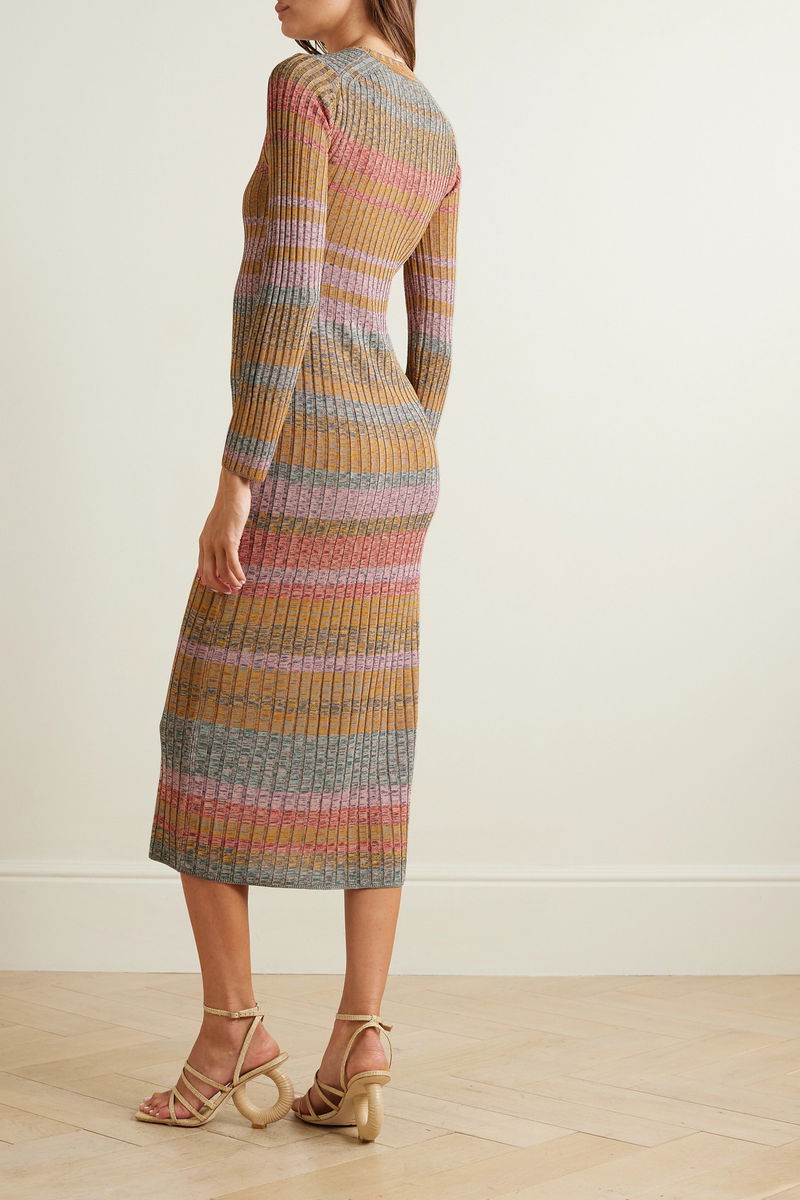 knit dress with sweater Ingrid & Isabel Button Front Sweater Maternity Dress - Taupe main image 0