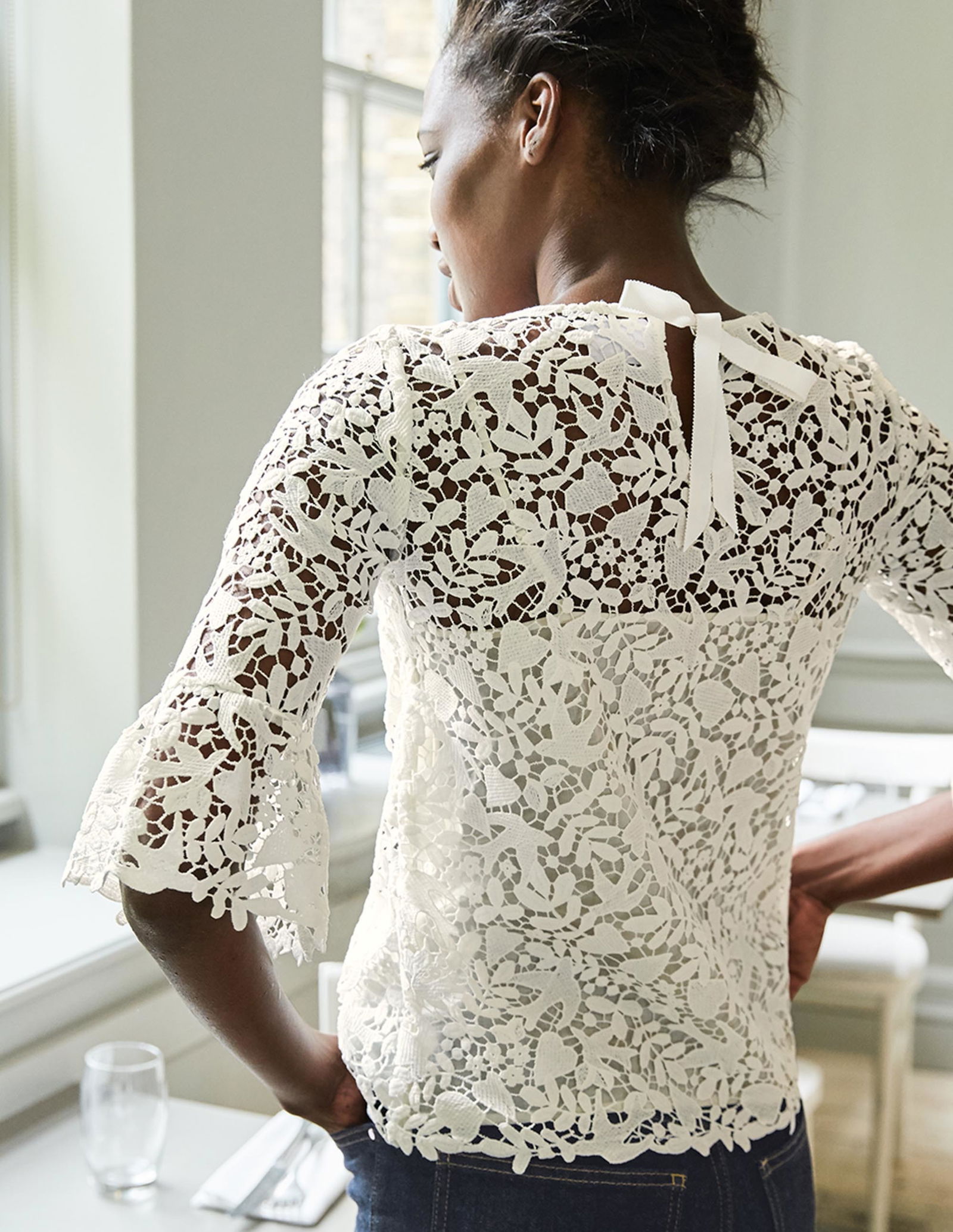 BODEN Brittany Lace Top | endource