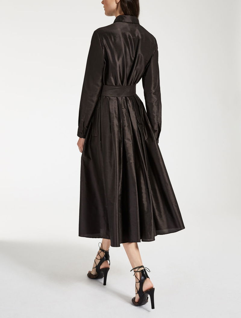 max mara silk shantung dress Max Mara Silk Shantung Dress