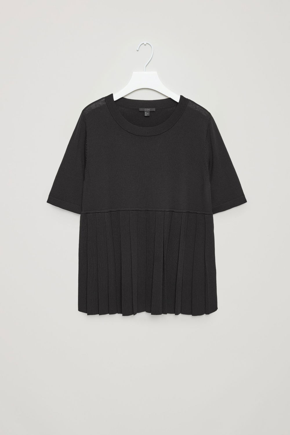 Pleated Hem Top