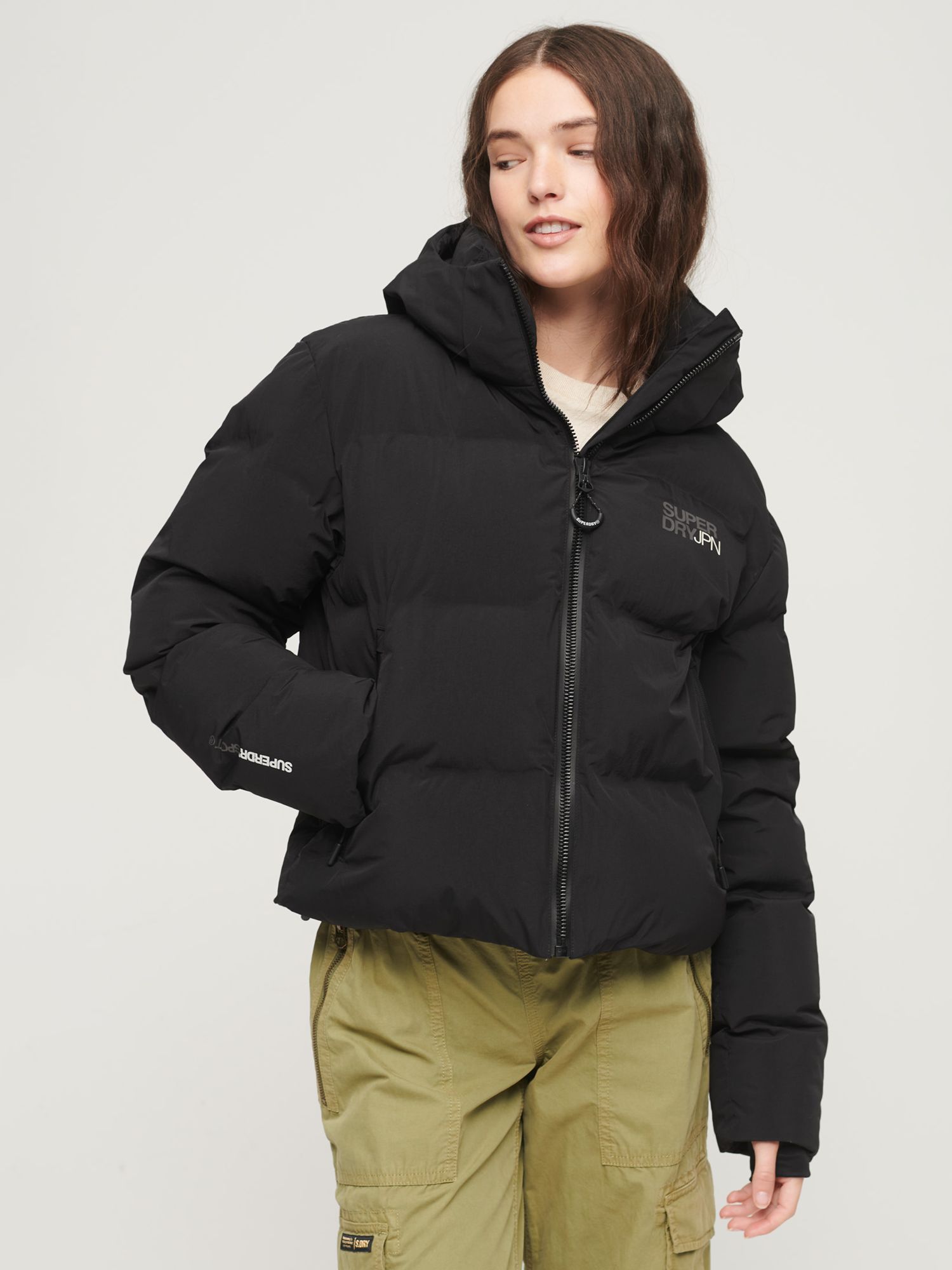 SUPERDRY Hooded Boxy Puffer Jacket endource
