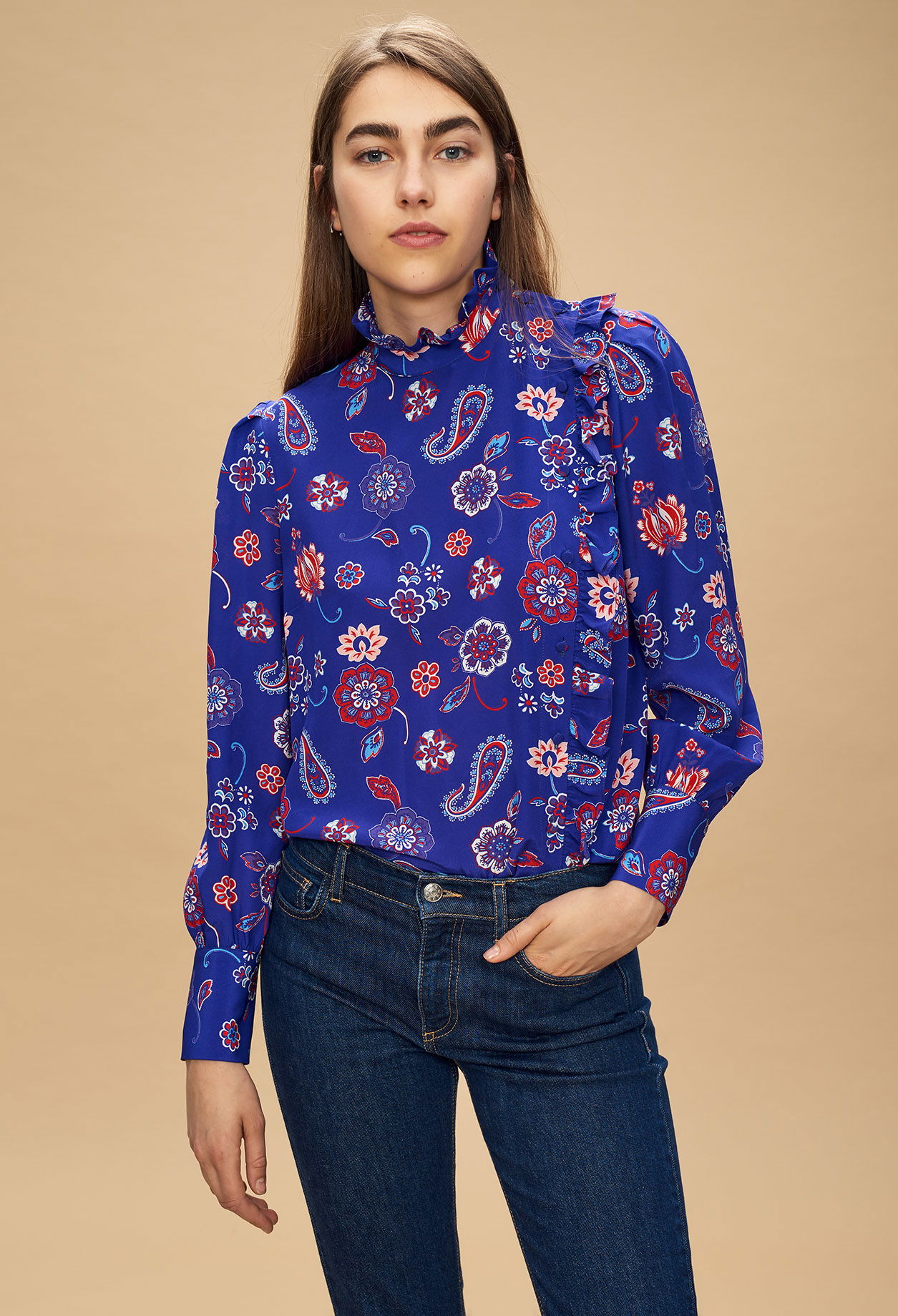Pierrot Top Floral