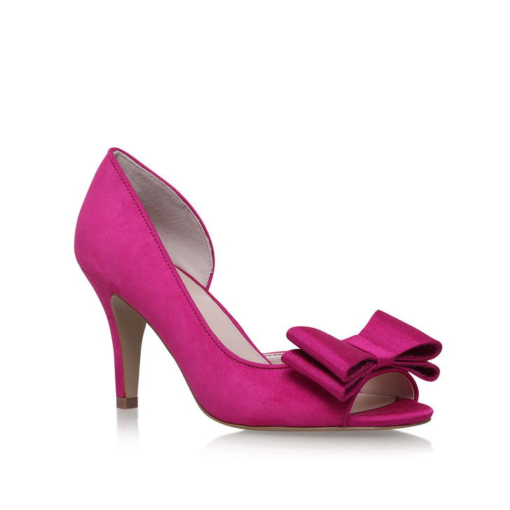 CARVELA Leona Pink Mid Heel Court Shoes By Carvela Kurt Geiger
