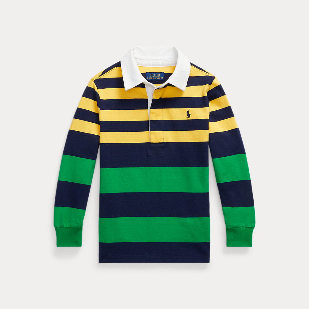 RALPH LAUREN The Iconic Rugby Shirt in Blue | Endource