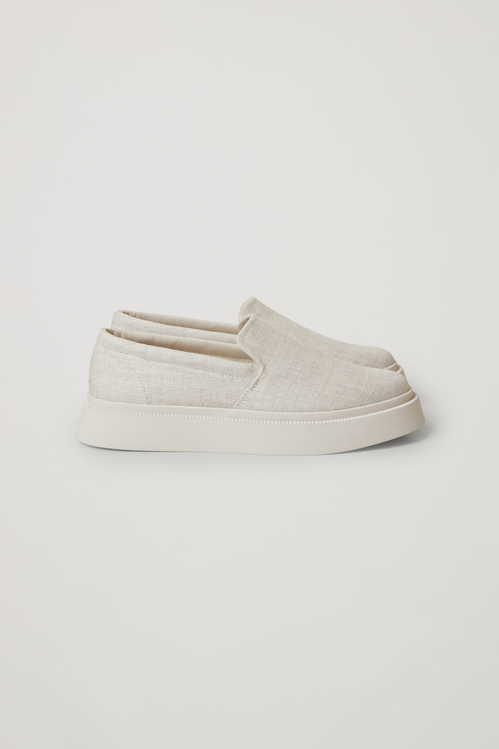 COS Linen Slip-On Sneakers | endource