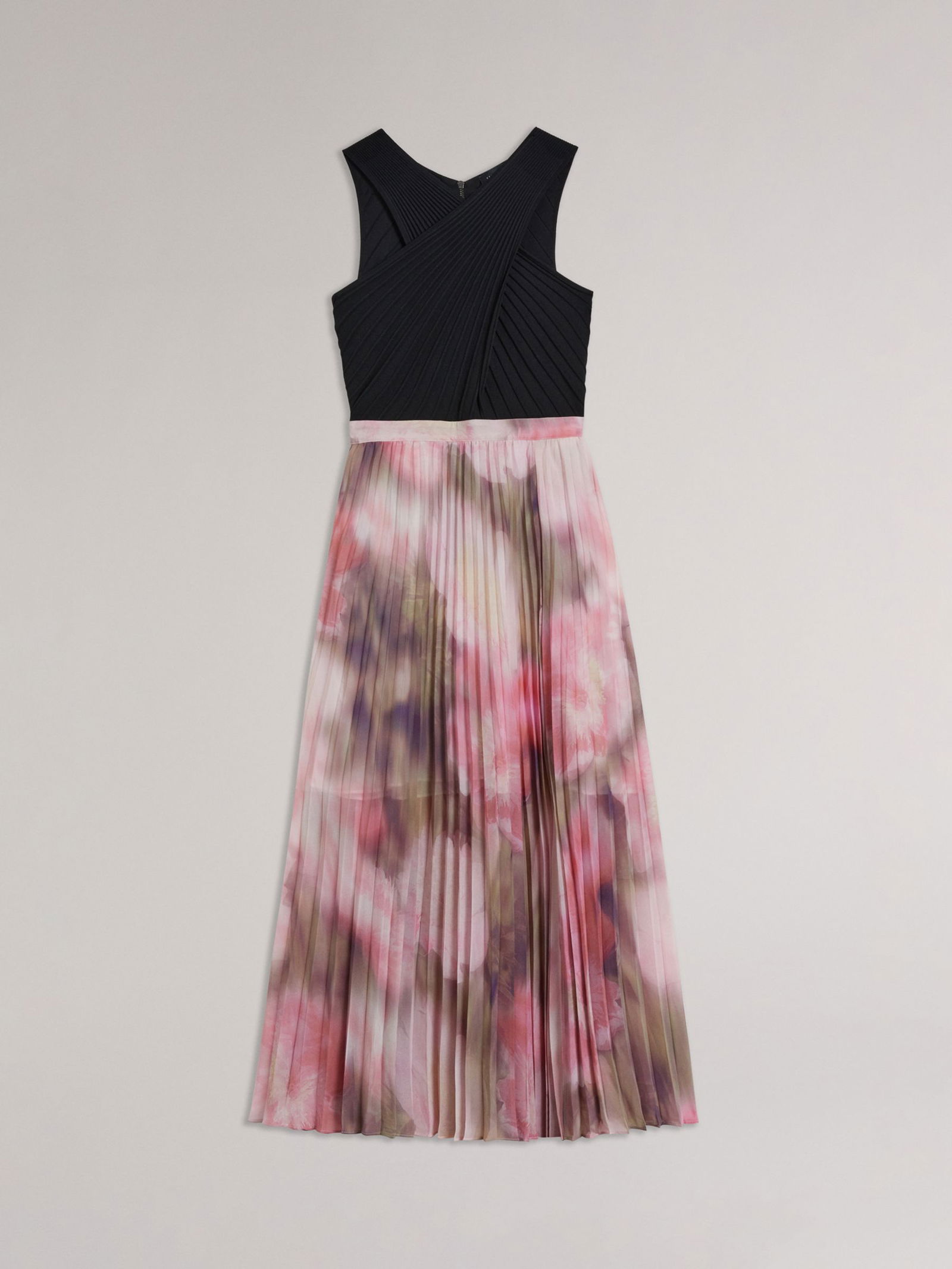 ted baker pleated floral dress Floral Print Ted Baker Harmony Pleated Maxi Dress Ted Baker Floral Pleated Dress Store