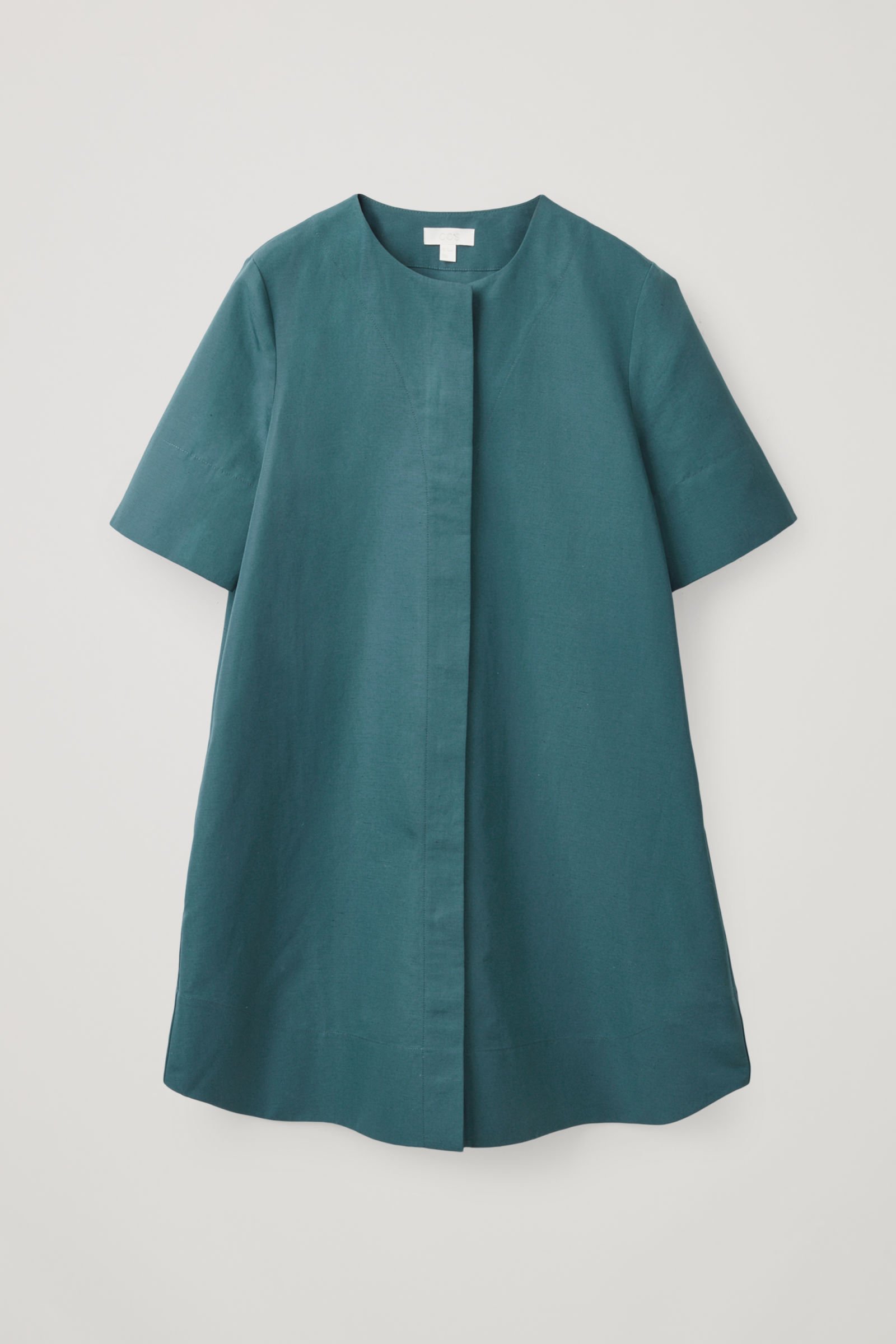COS A-Line Shirt Dress in Turquoise | Endource