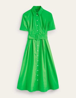 boden pippa shirt dress Pippa Midi Shirt Dress Bright Green Women Boden