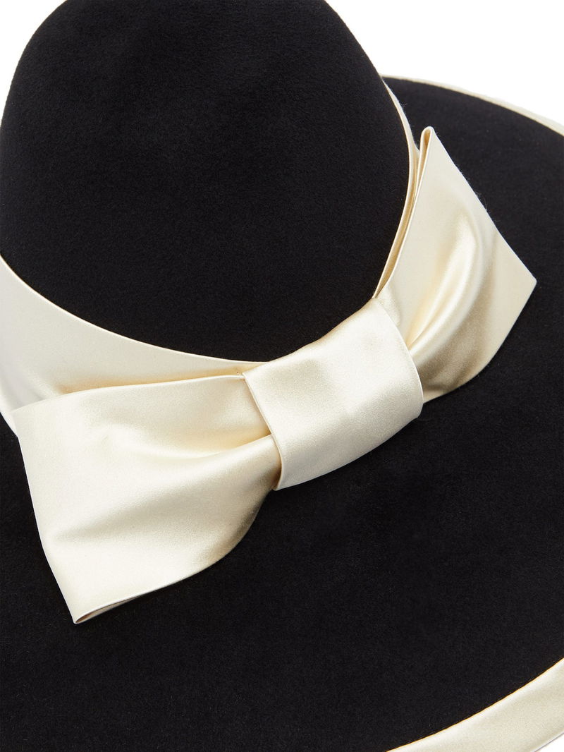 COPY - Gucci felt hat with Satin Aurora bow , Lilic and Ivory, brand new Gucci | Accessories | Copy Gucci Felt Hat With Satin Aurora  main image 3