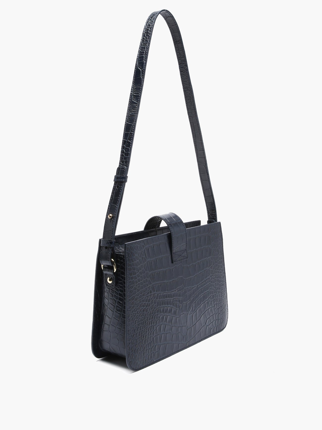 A.P.C. Albane Crocodile-Effect Leather Cross-Body Bag | endource
