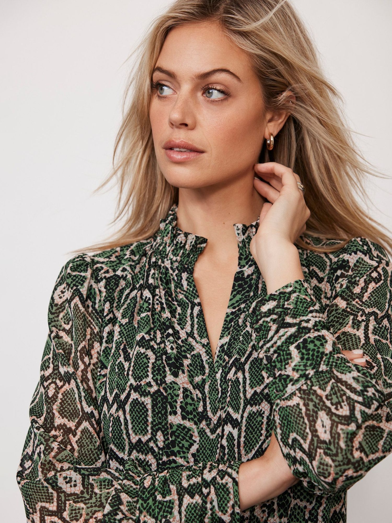MINT VELVET Snake Print Mini Dress | endource
