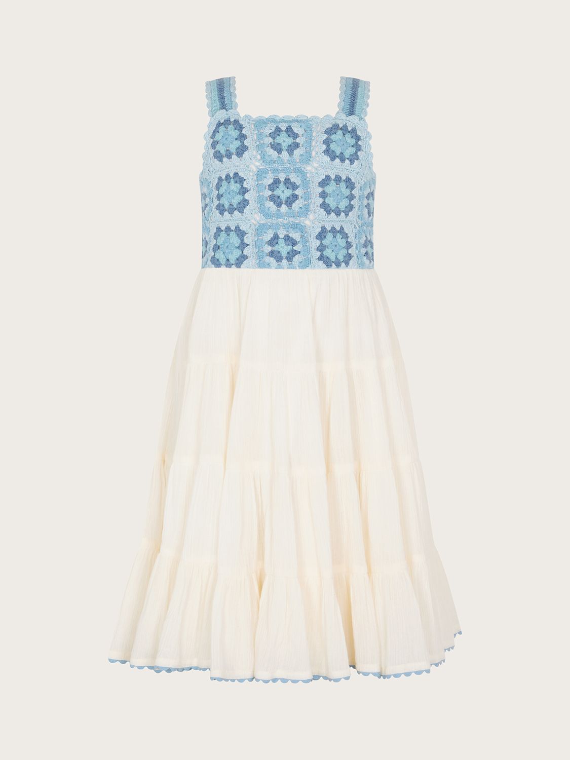 Monsoon Crochet Maxi Dress In White Endource