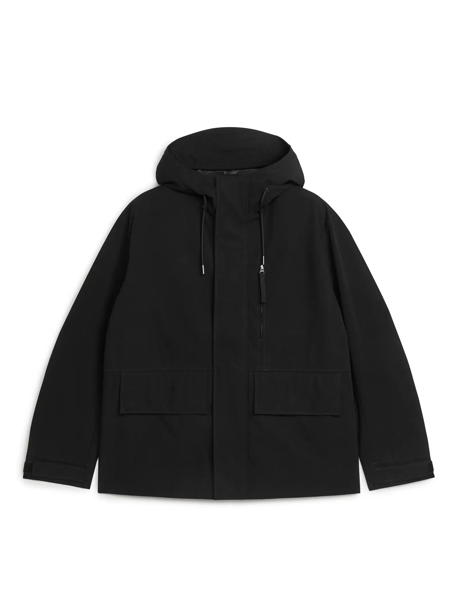 ARKET Short Utility Jacket in Black Endource