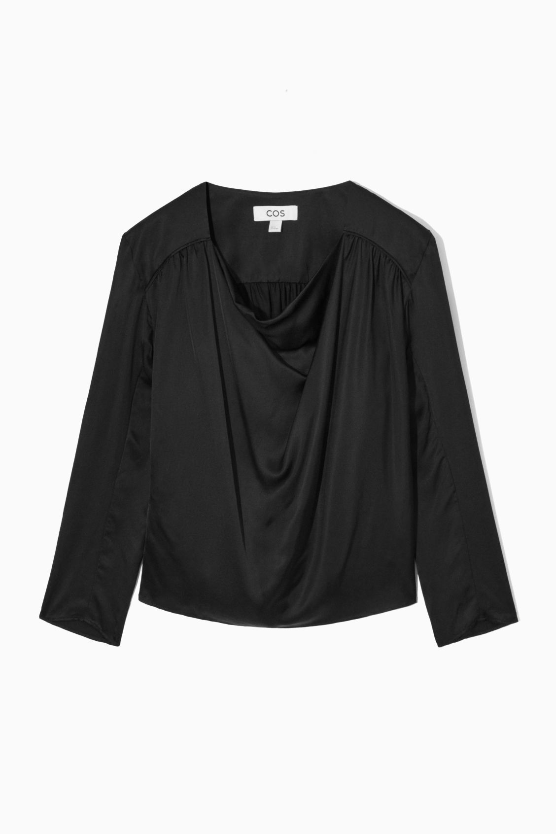Satin Cowl Neck Top and Skirt Set main image 0