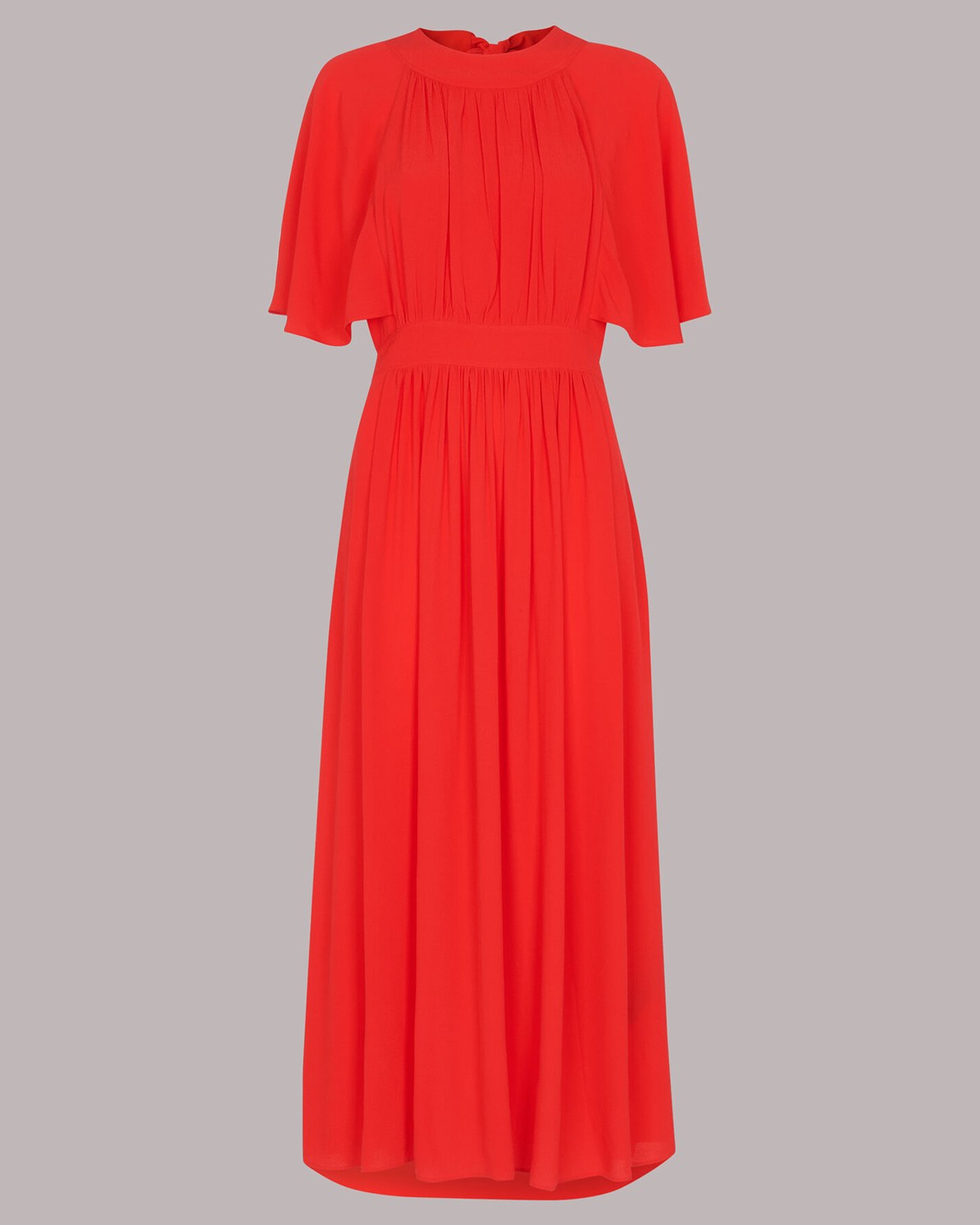 WHISTLES Amelia Cape Sleeve Dress Endource