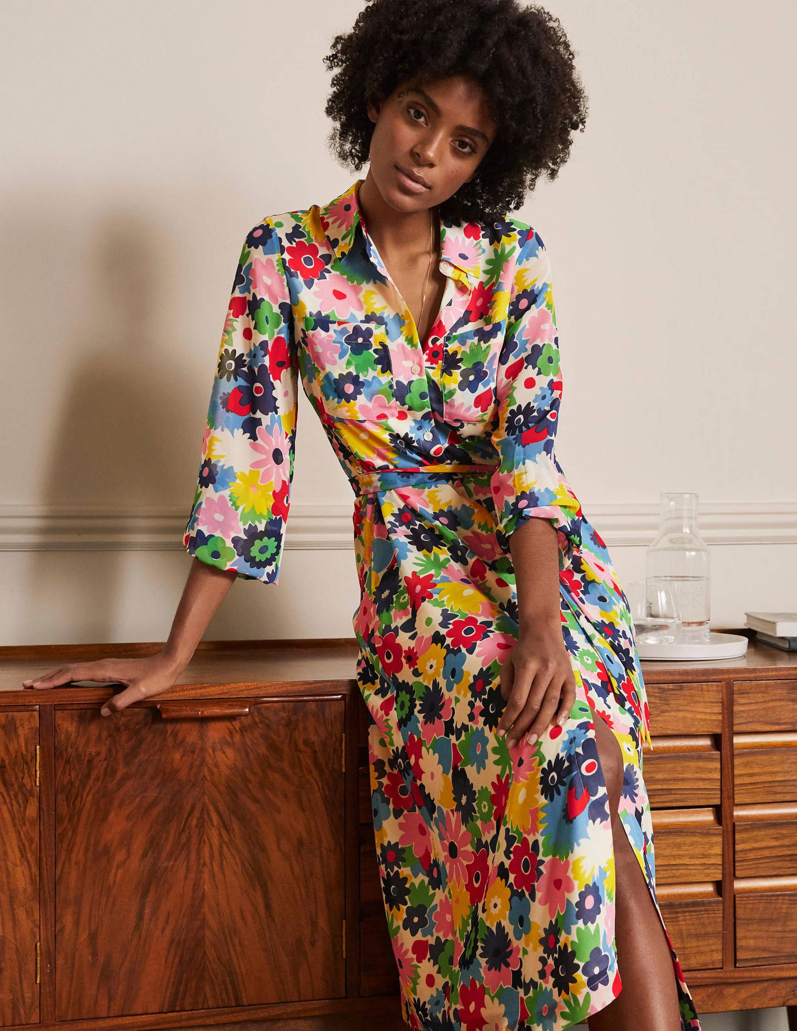 BODEN Abigail Midi Shirt Dress | endource