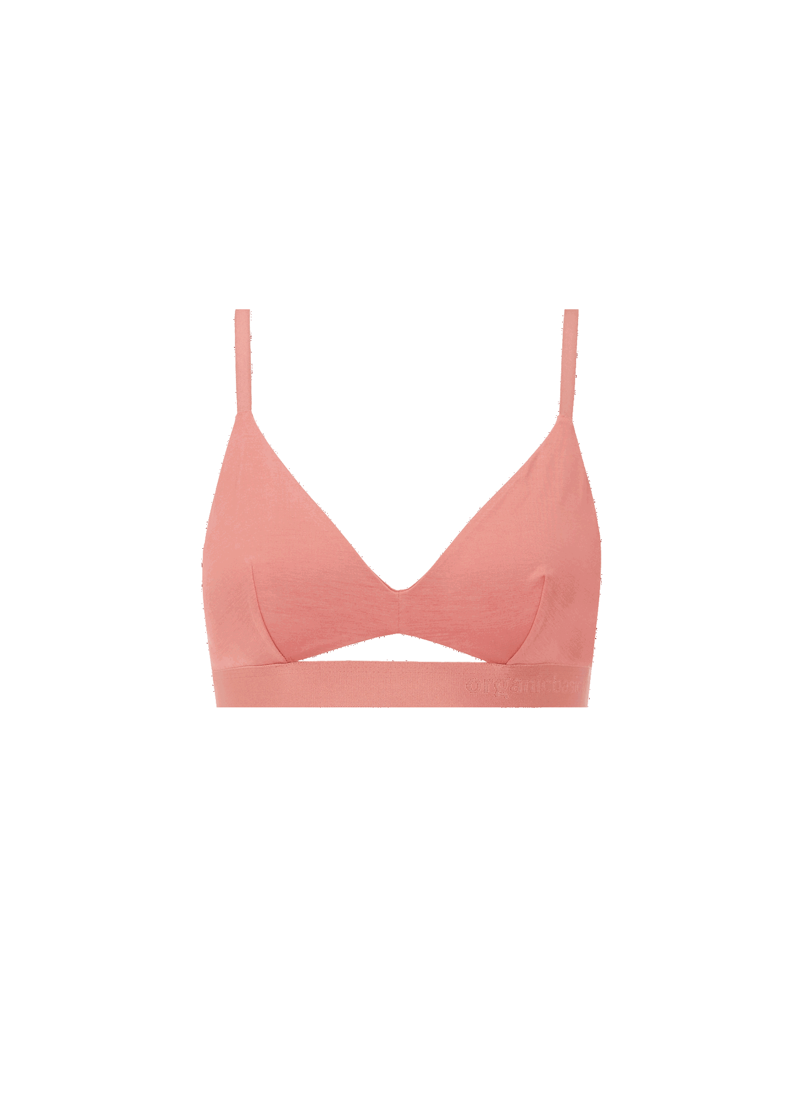 Organic Basics Lyocell Triangle Bra Top In Pink Endource