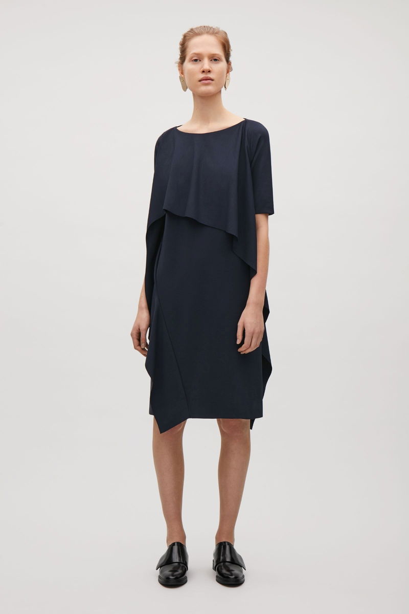 COS Draped Layer Dress | endource
