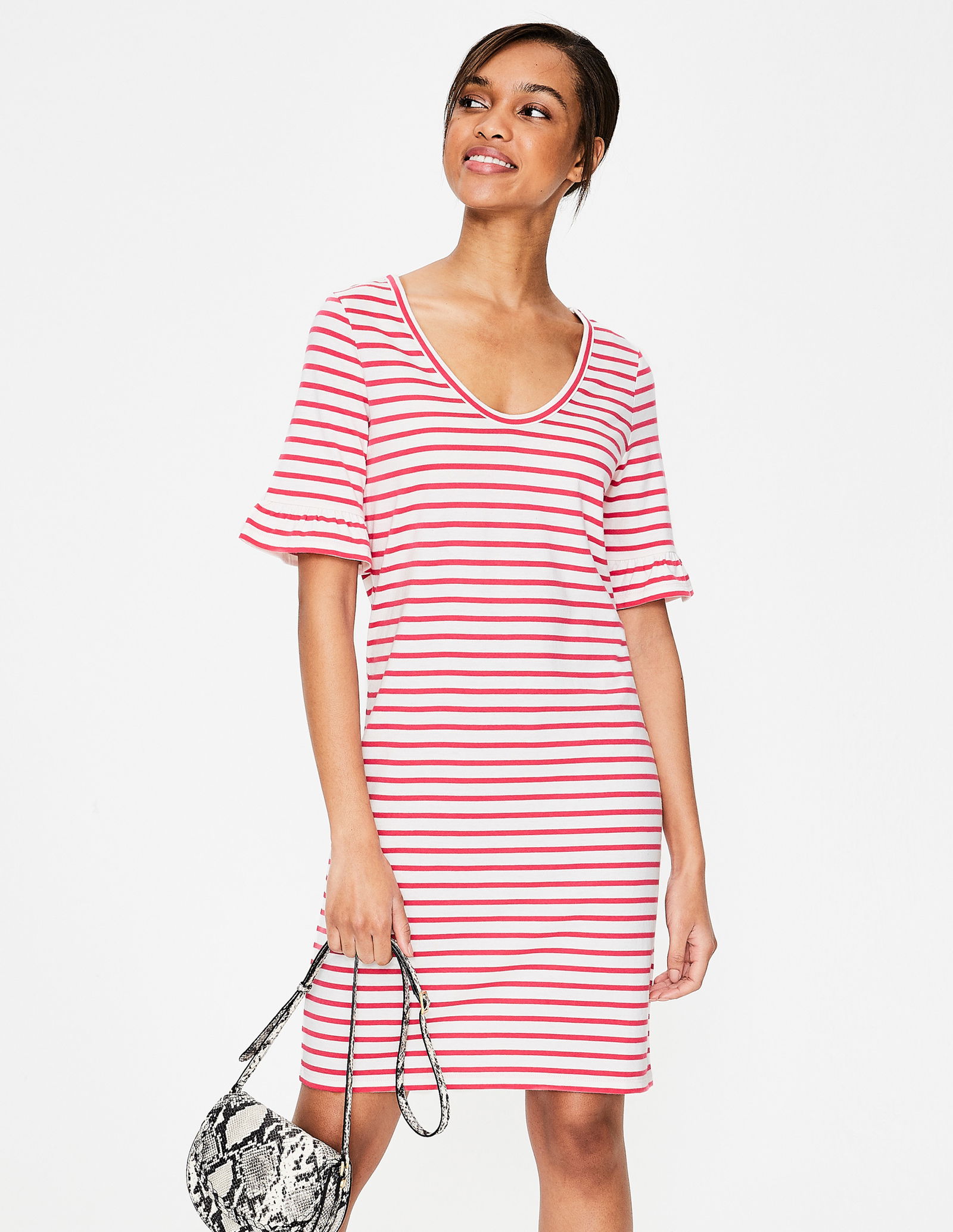 laura jersey midi shirt dress Laura Jersey Midi Shirt Dress-Navy, Paisley Paradise main image 0