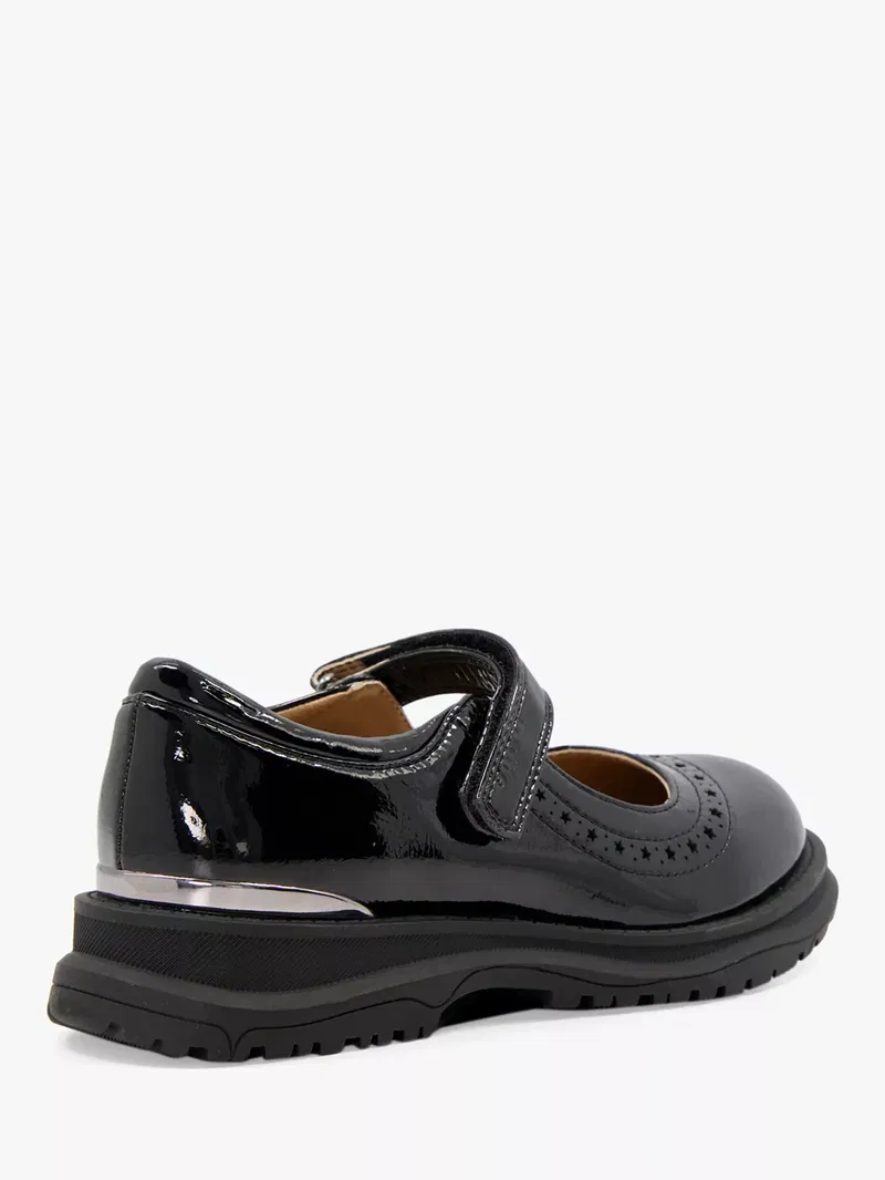 Dune London Giorgia Chunky Brogue School Shoes endource