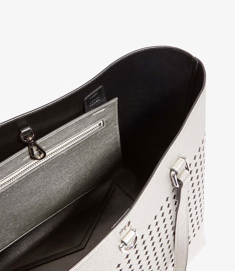 KAREN MILLEN Metallic Perforated Bag endource