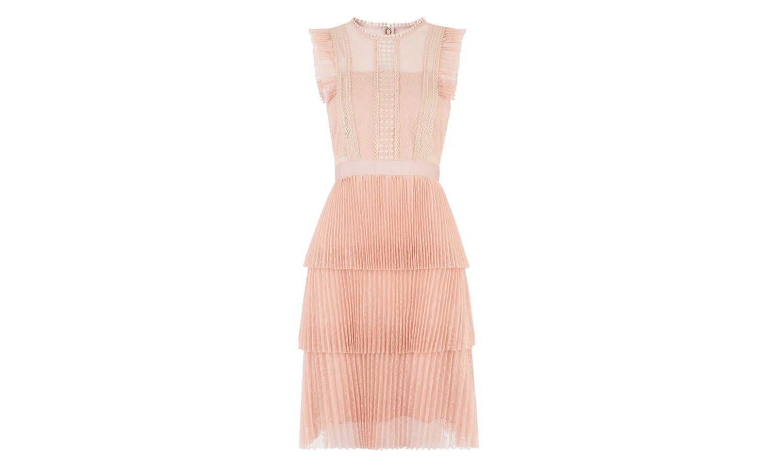 chinese dress ladies The Kylie Dress in Begonia Pink Lace 8 / Begonia Pink Lace