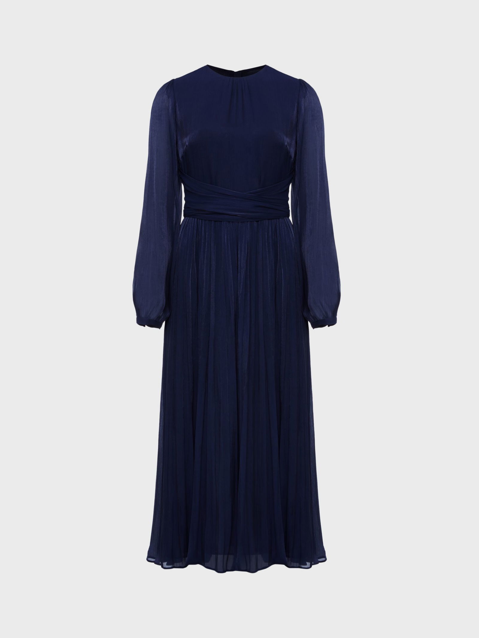 HOBBS Elina Midi Dress in Navy | Endource