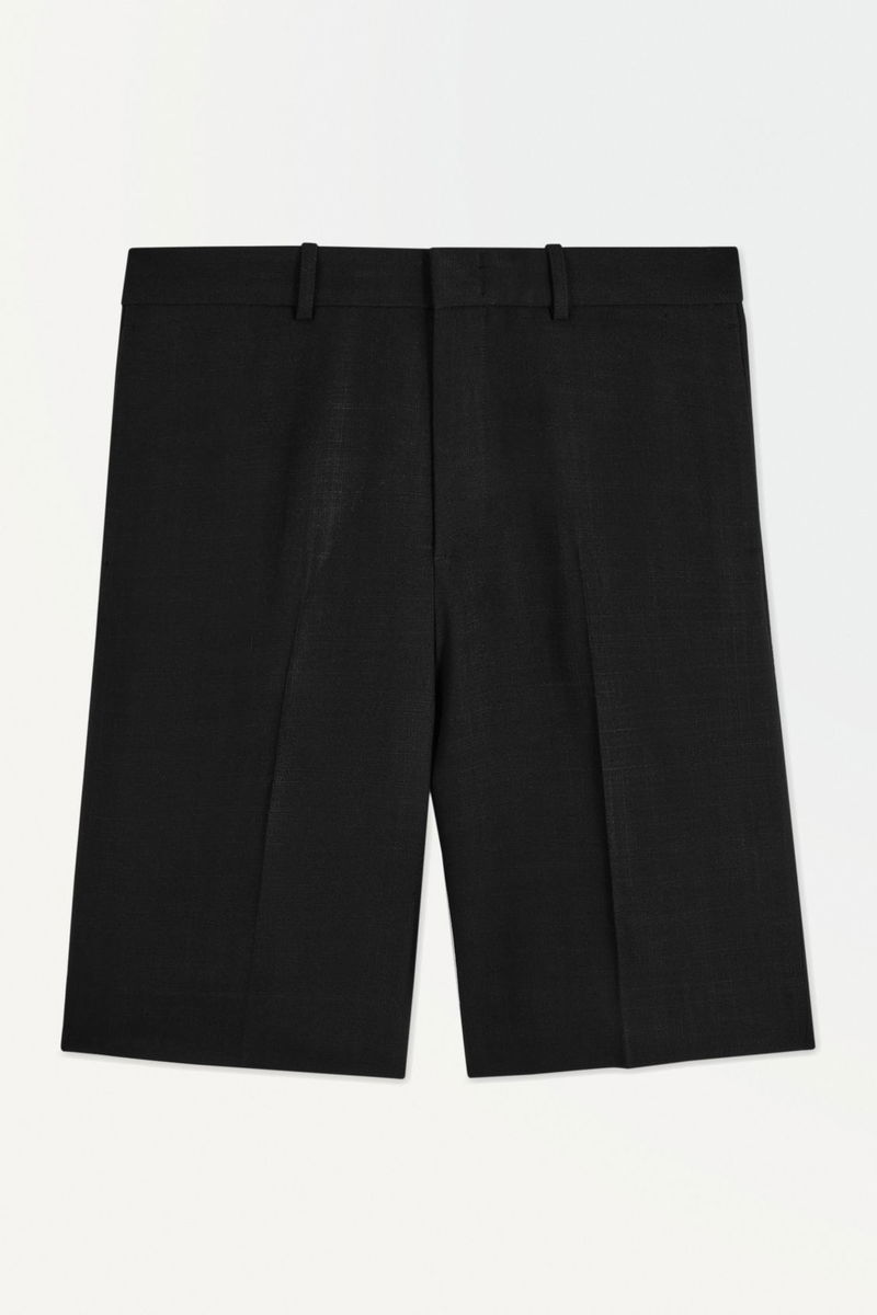 Acne Studios – Tailored Pleated Shorts Black