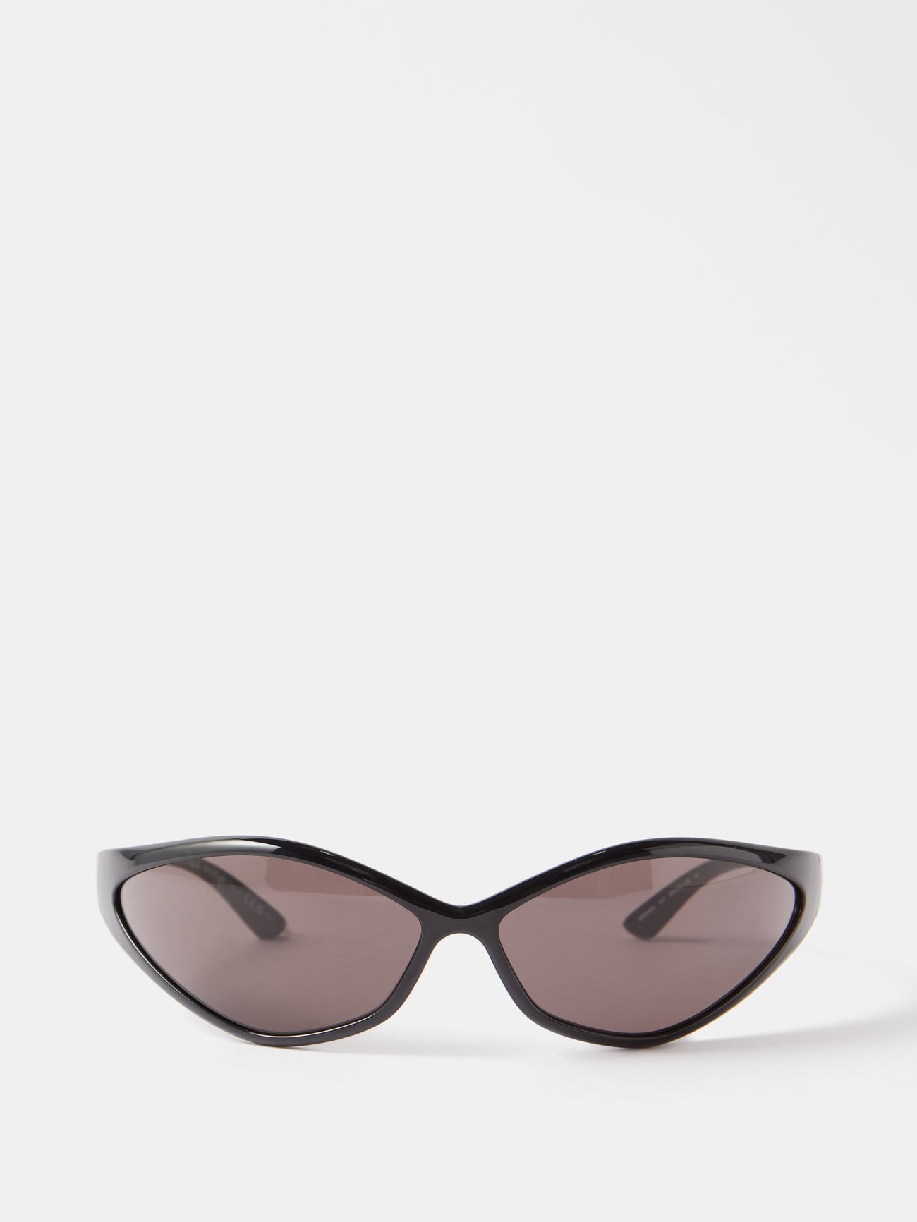 BALENCIAGA 90s Wraparound Cat-Eye Sunglasses | endource display picture 2