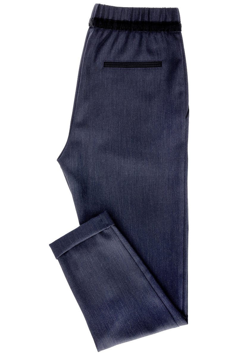 ACNE STUDIOS Wool and mohair-blend drawstring pants