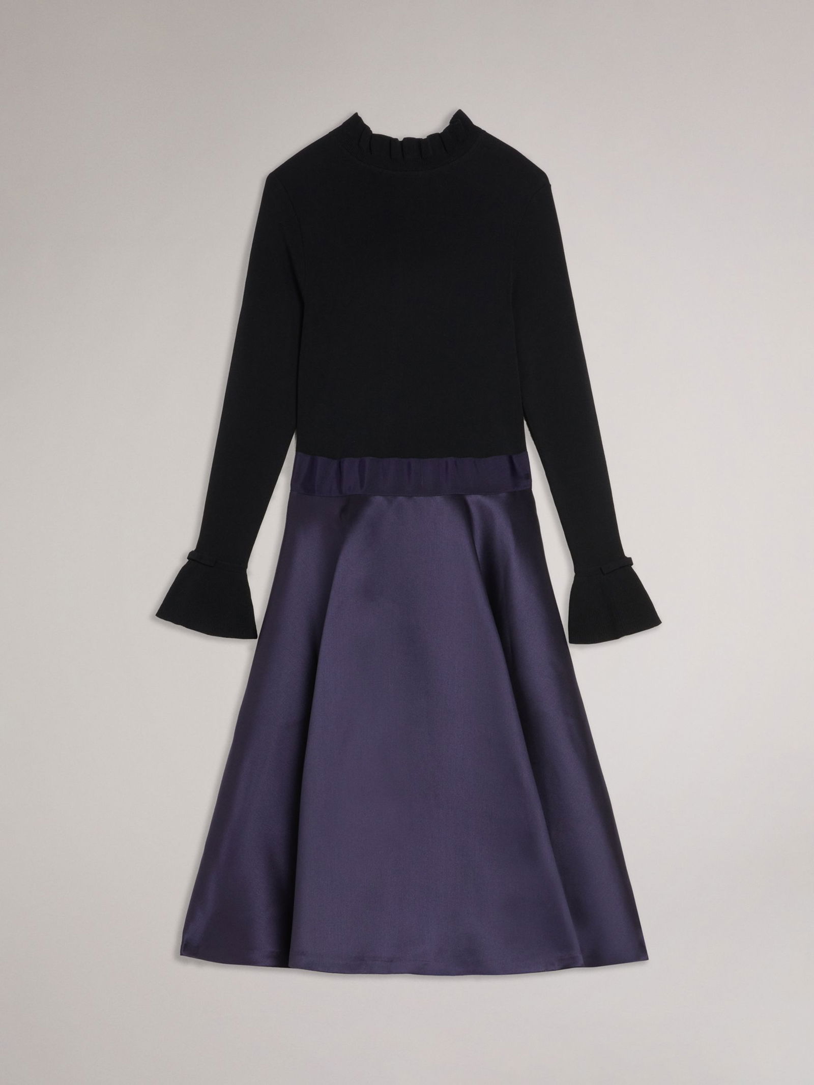 TED BAKER Zadi Knitted Full Flared Dress endource