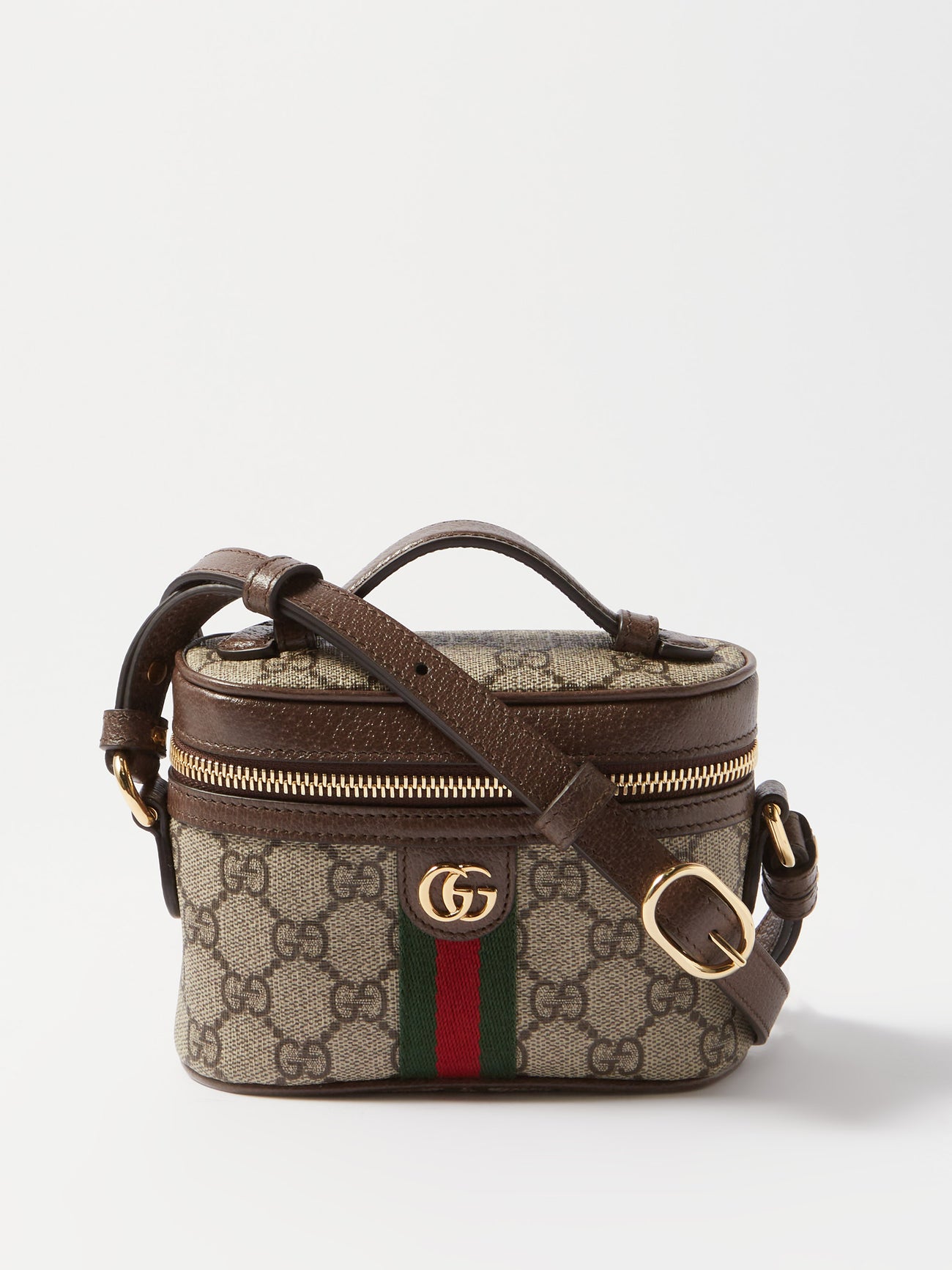 GUCCI Ophidia GG Supreme Canvas Cosmetic Case Beige 548394