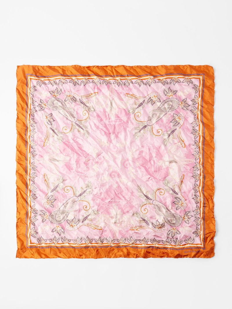 Paisley-Print Silk-Twill Scarf