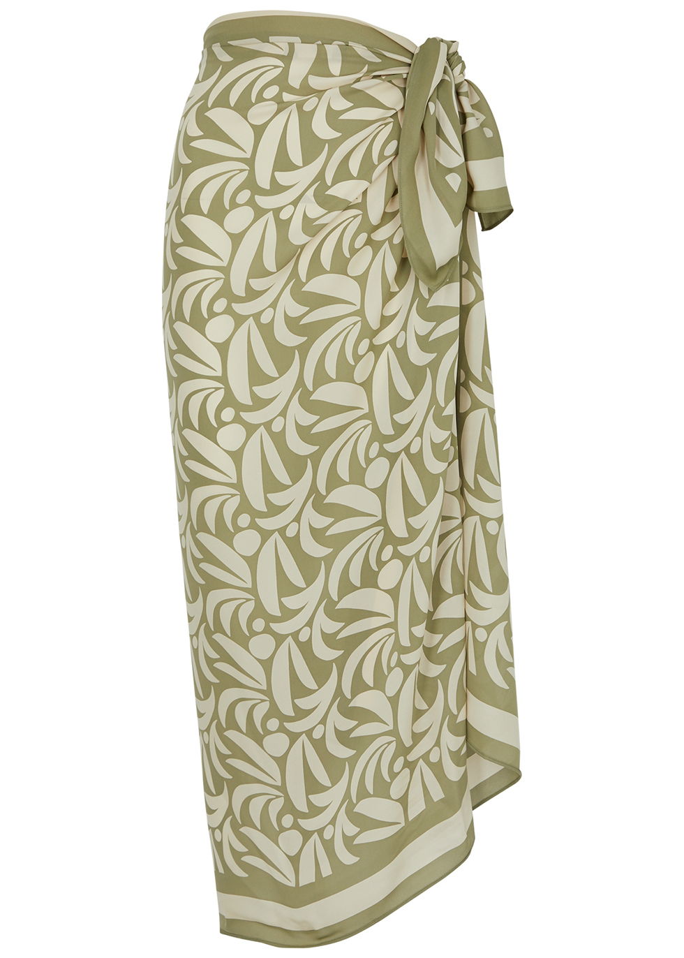 MATTEAU Printed Silk-Georgette Sarong