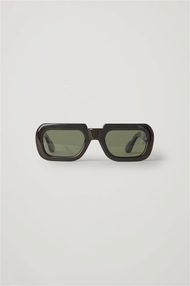 COS Cos x Yuma Labs - Square Sunglasses in Black | Endource