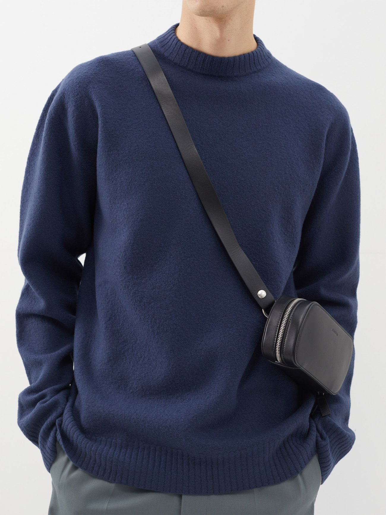 JIL SANDER Boiled Wool Sweater | endource