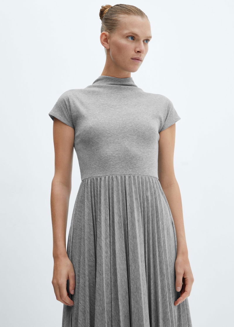 mango pleated a line dress Maison Tara Mini Dress, 12 / Orange