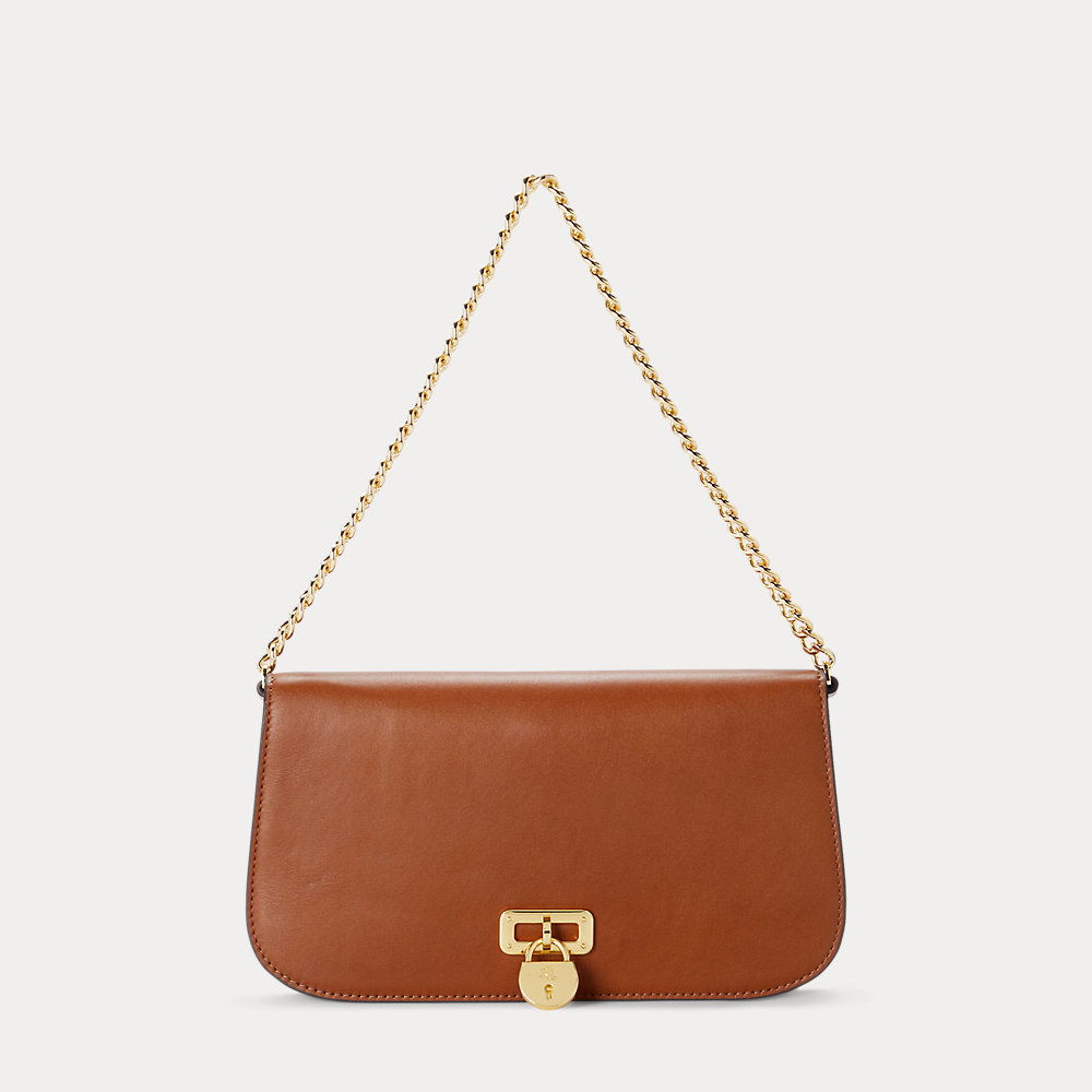 LAUREN RALPH LAUREN Leather Medium Tanner Shoulder Bag | Endource