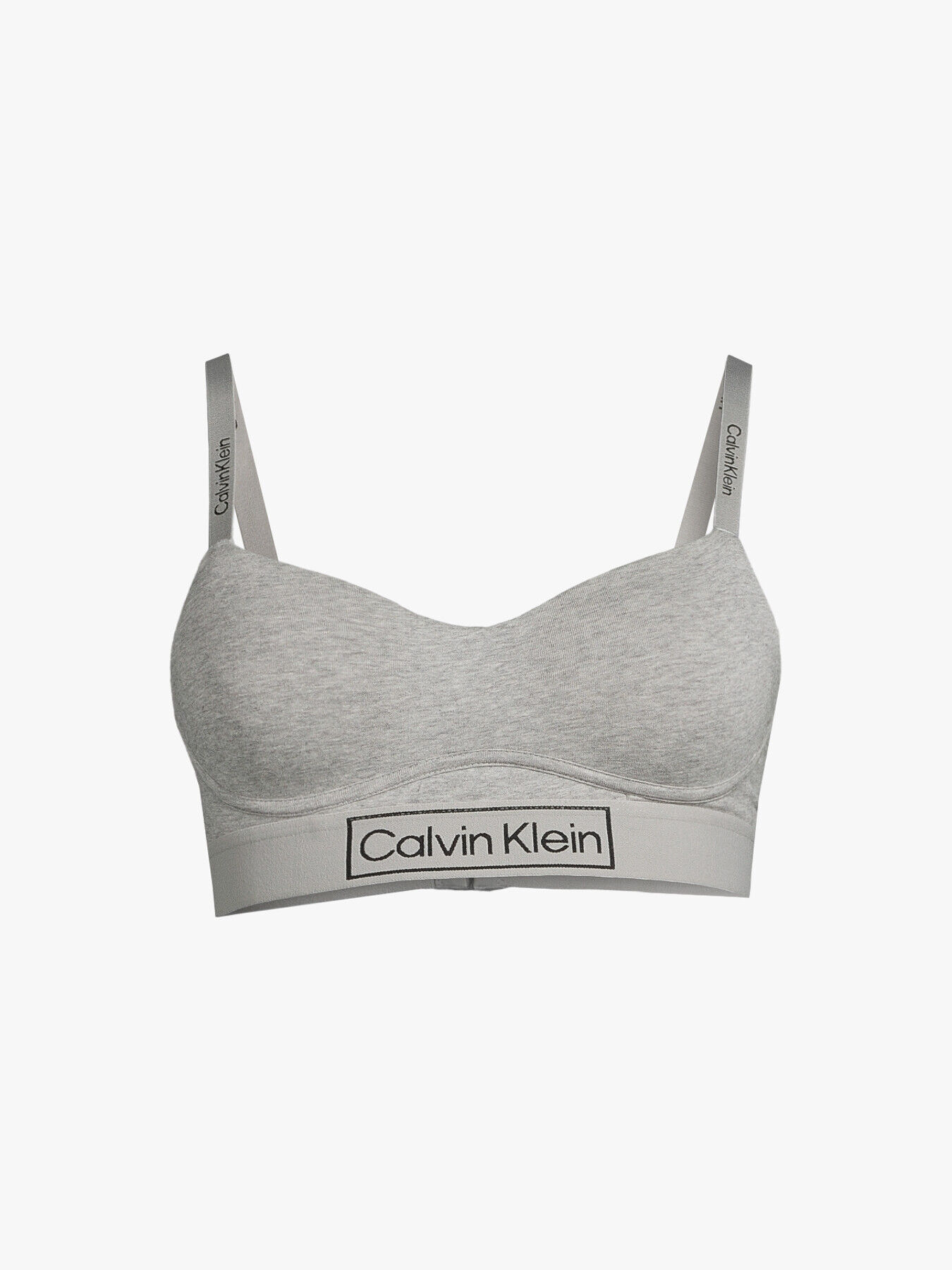 Bras Calvin Klein Reimagined Heritage Light Lined Bralette Grey Heather