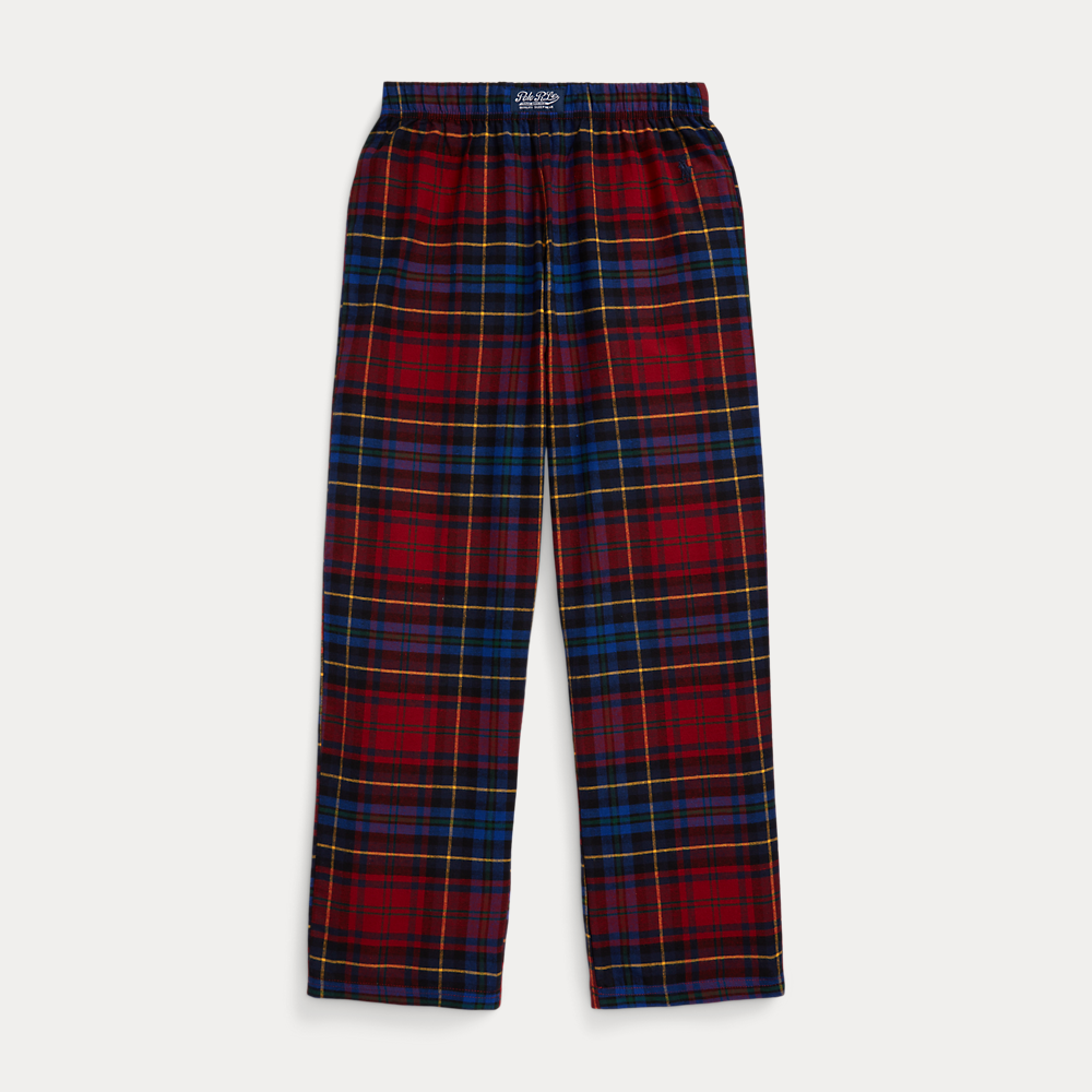 RALPH LAUREN Plaid Flannel Sleep Trouser in Multi Endource