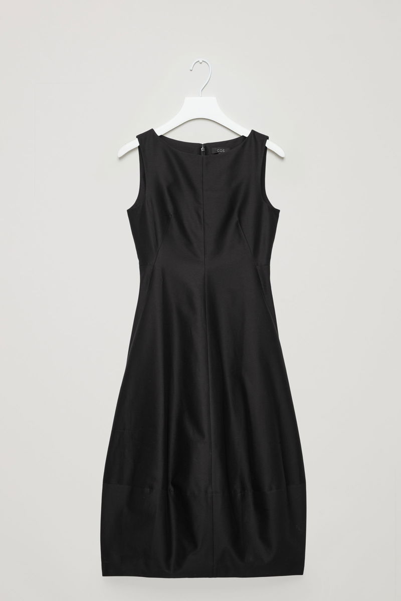 satin cocoon dress