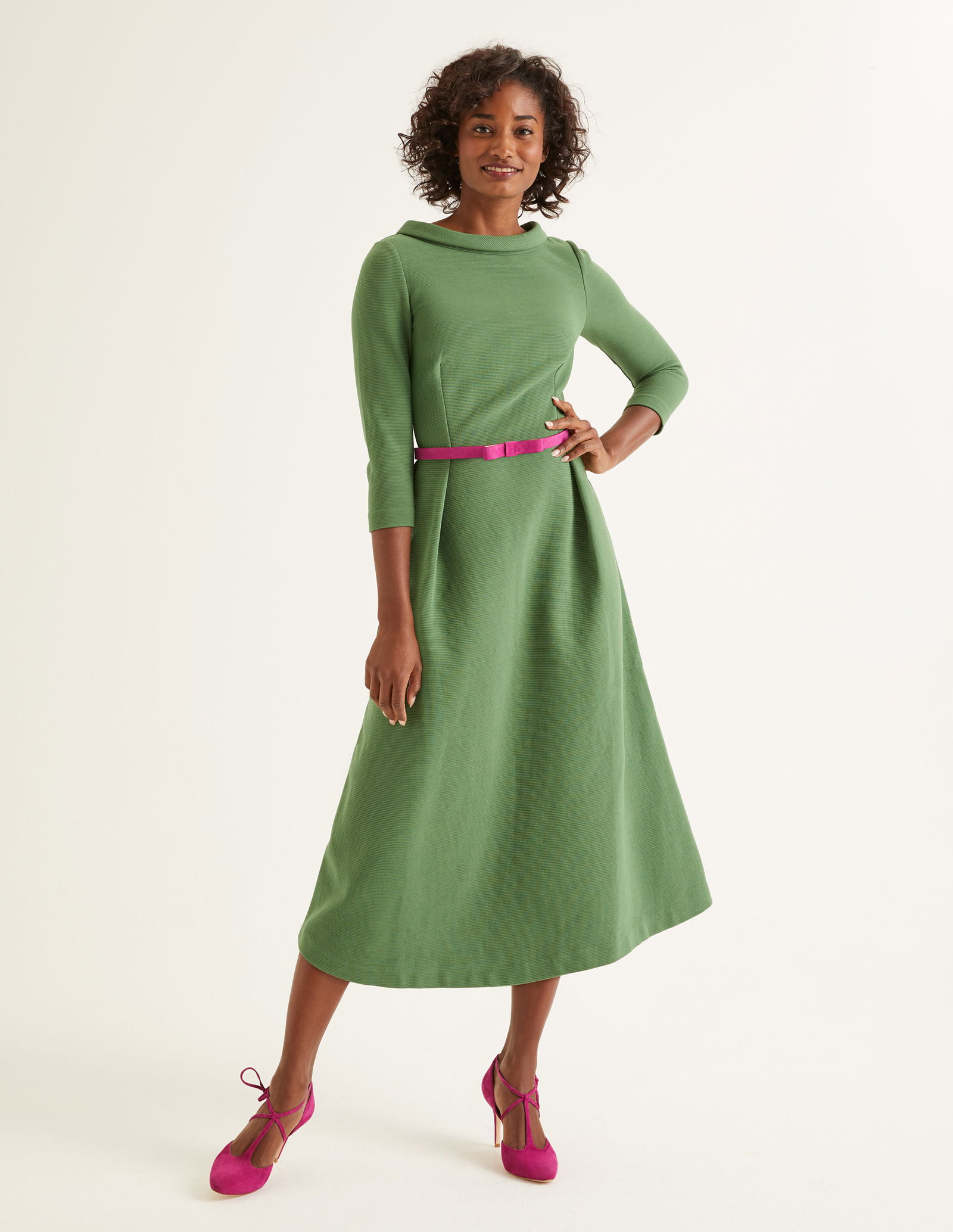 BODEN Violet Ottoman Dress | Endource