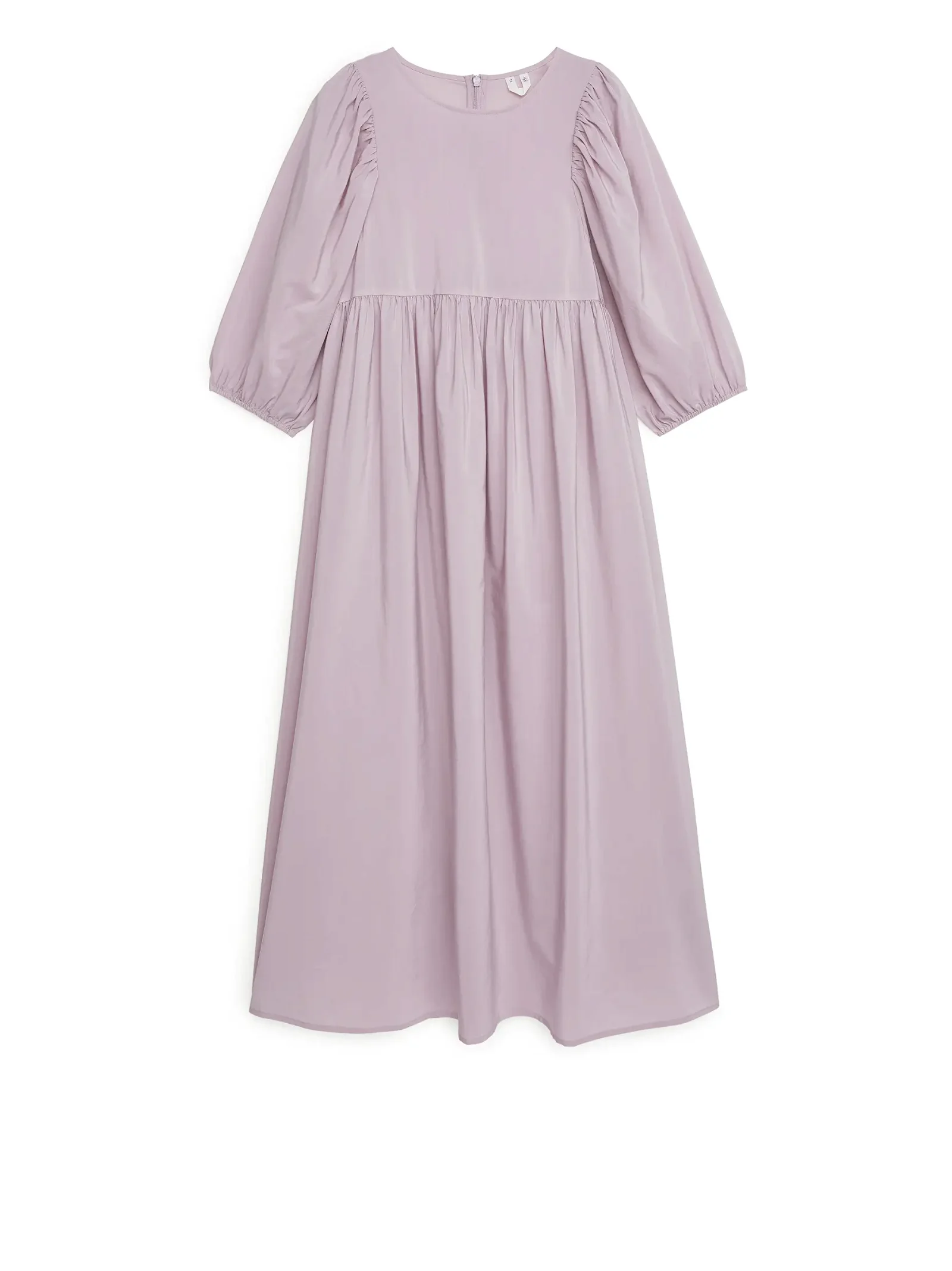 ARKET Puff Sleeve Cupro Blend Dress | Endource